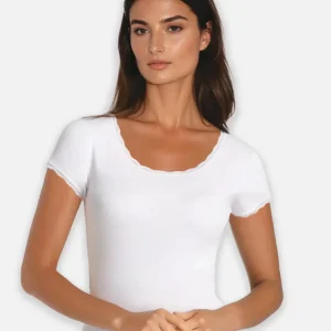 Mezza manica in caldo cotone  Basic Cotton 6692