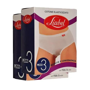 Midi donna vita alta elasticizzata T25 liabel 3 pezzi